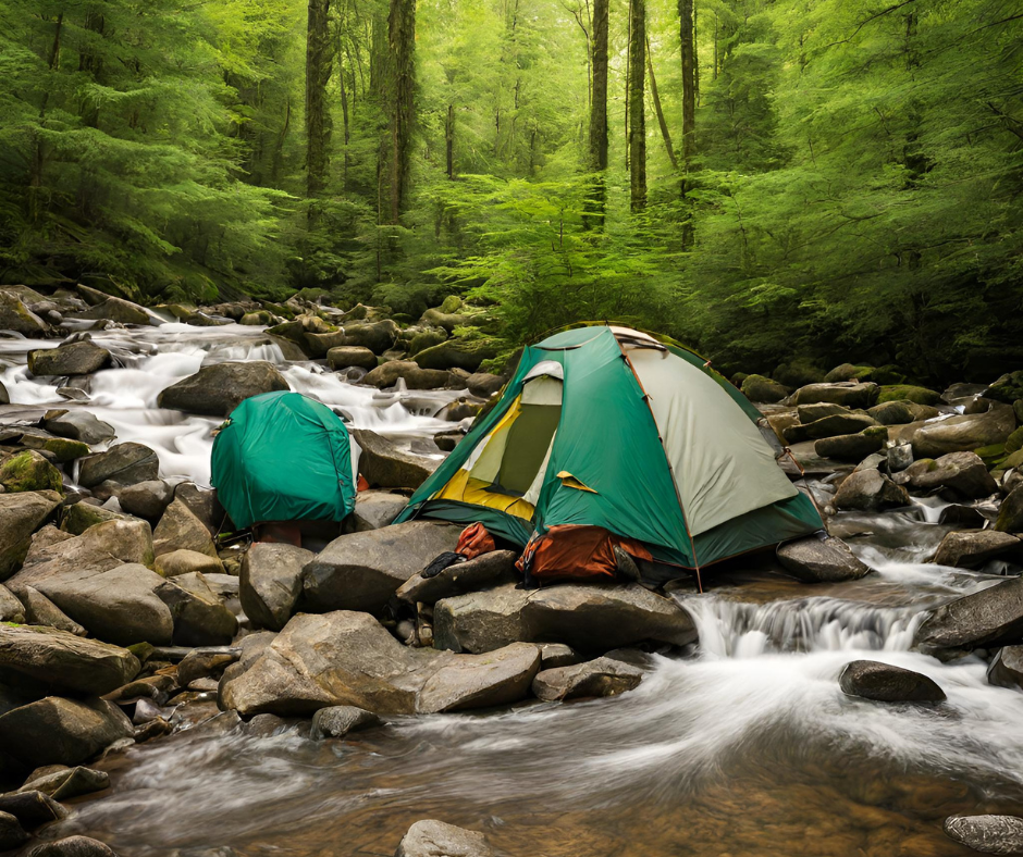 Tent in the Smoky Mountains