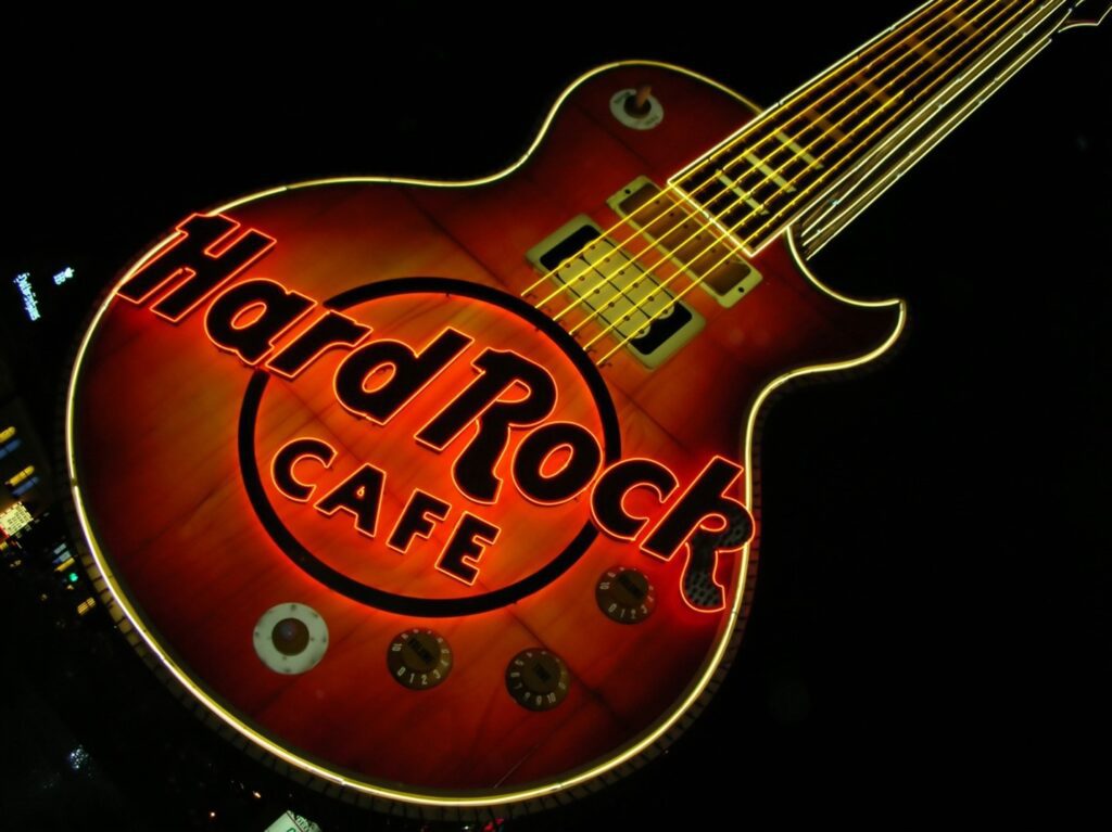 Hard Rock Cafe Sign
